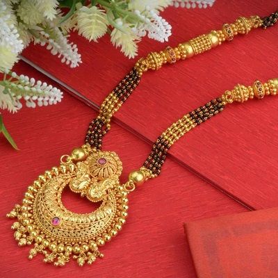 Traditional gold mangalsutra